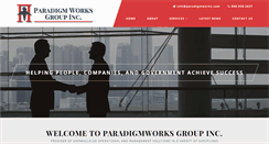 Desktop Screenshot of paradigmworks.com